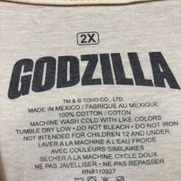 Godzilla King of The Monsters Kaiju T-Shirt Size XXL - Picture 4 of 5
